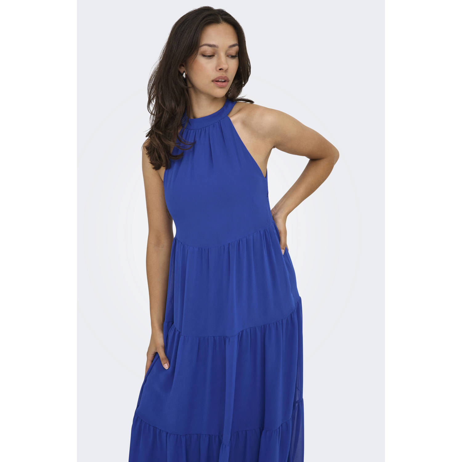 ONLY maxi jurk blauw