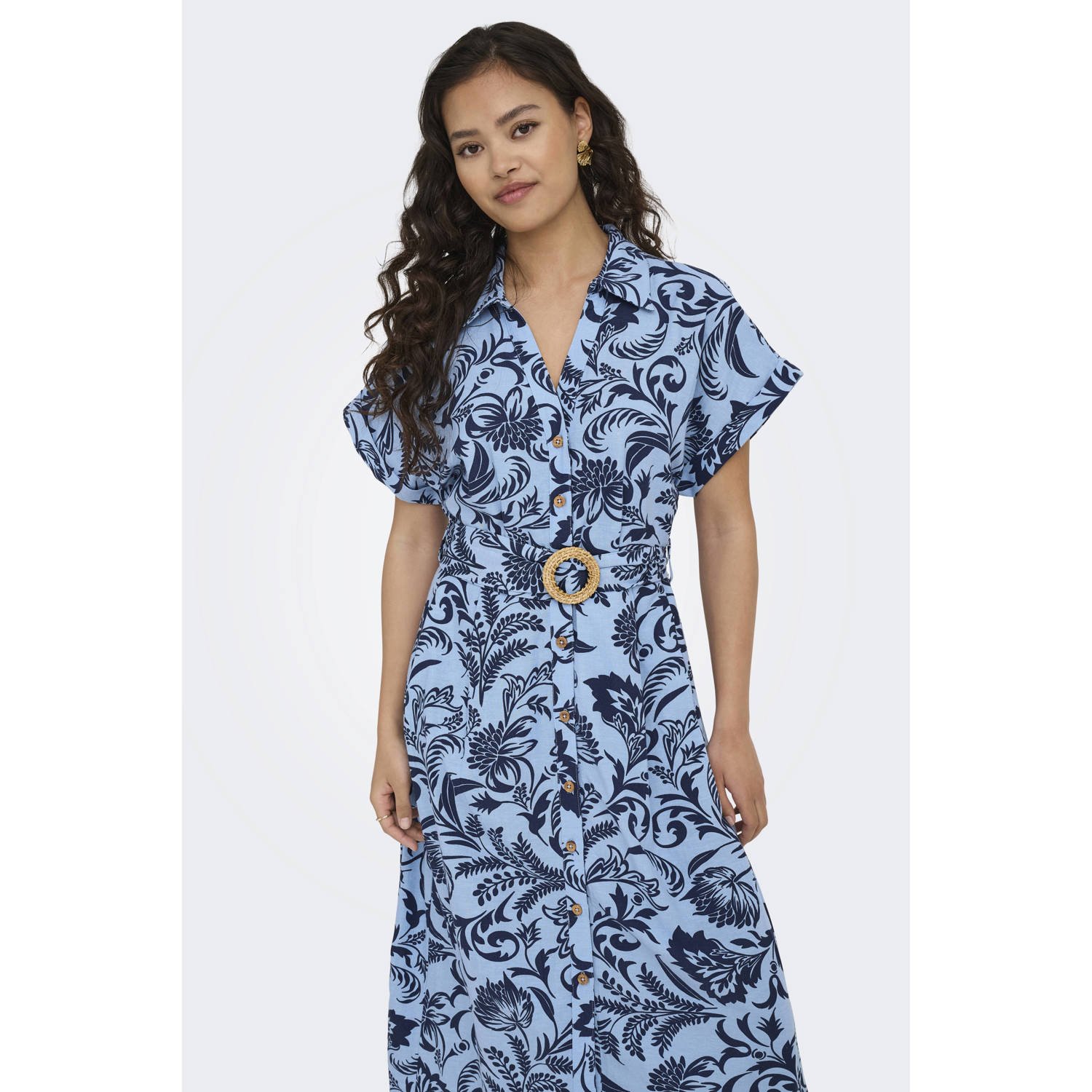 ONLY blousejurk blauw