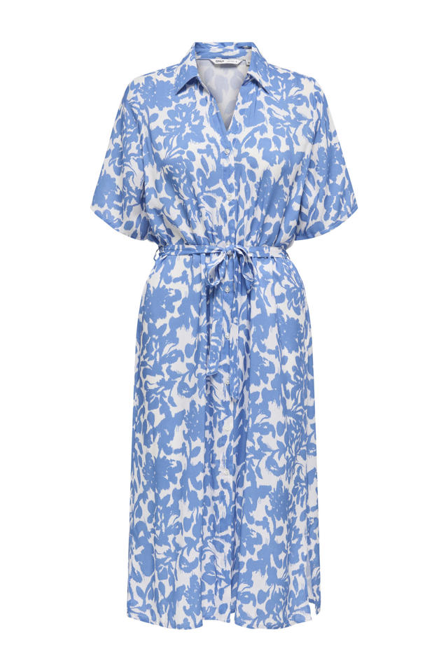 ONLY blousejurk lichtblauw kopen? Morgen in huis wehkamp