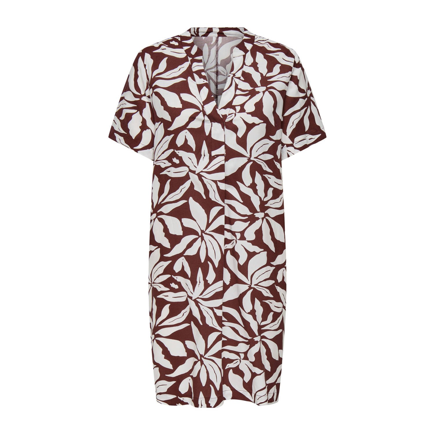 ONLY zomerjurk roodbruin