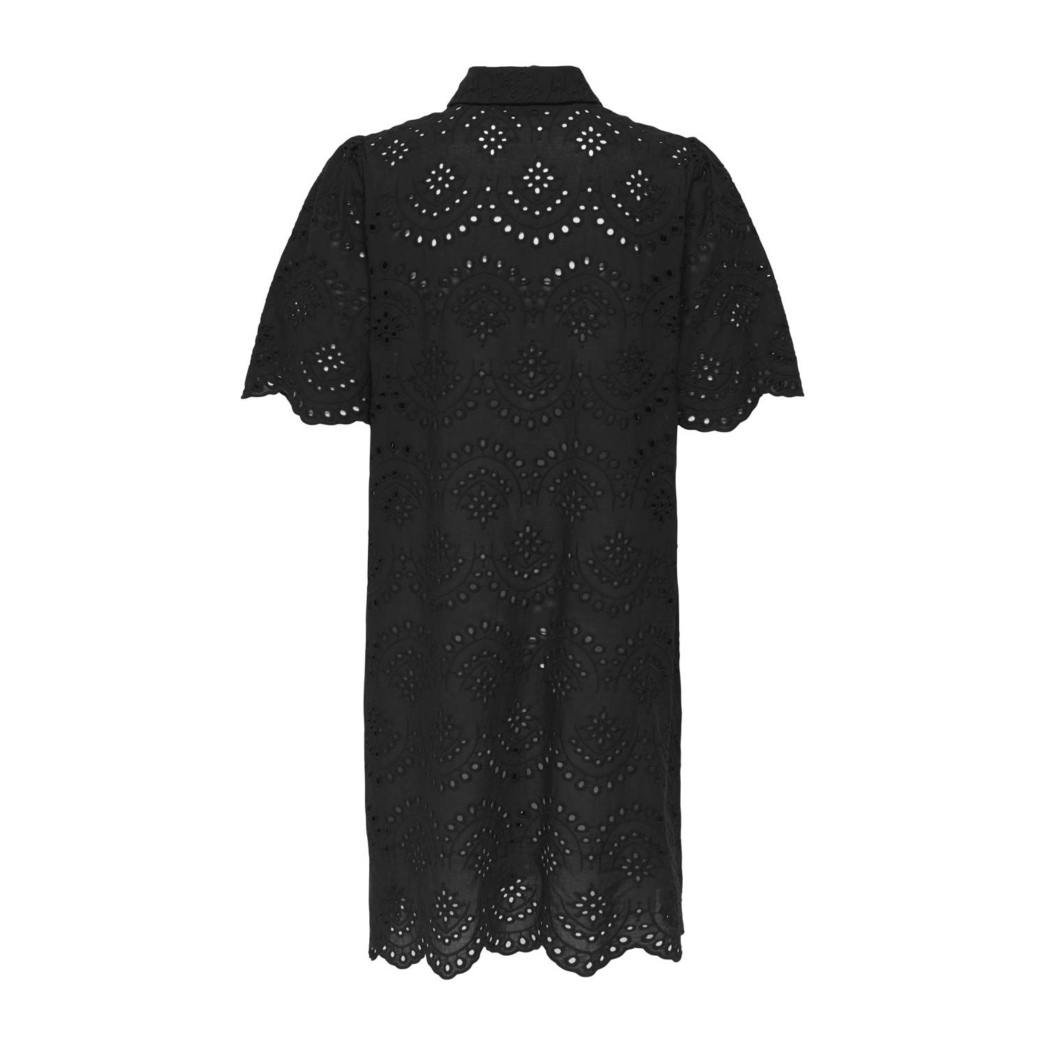 ONLY jurk broderie zwart