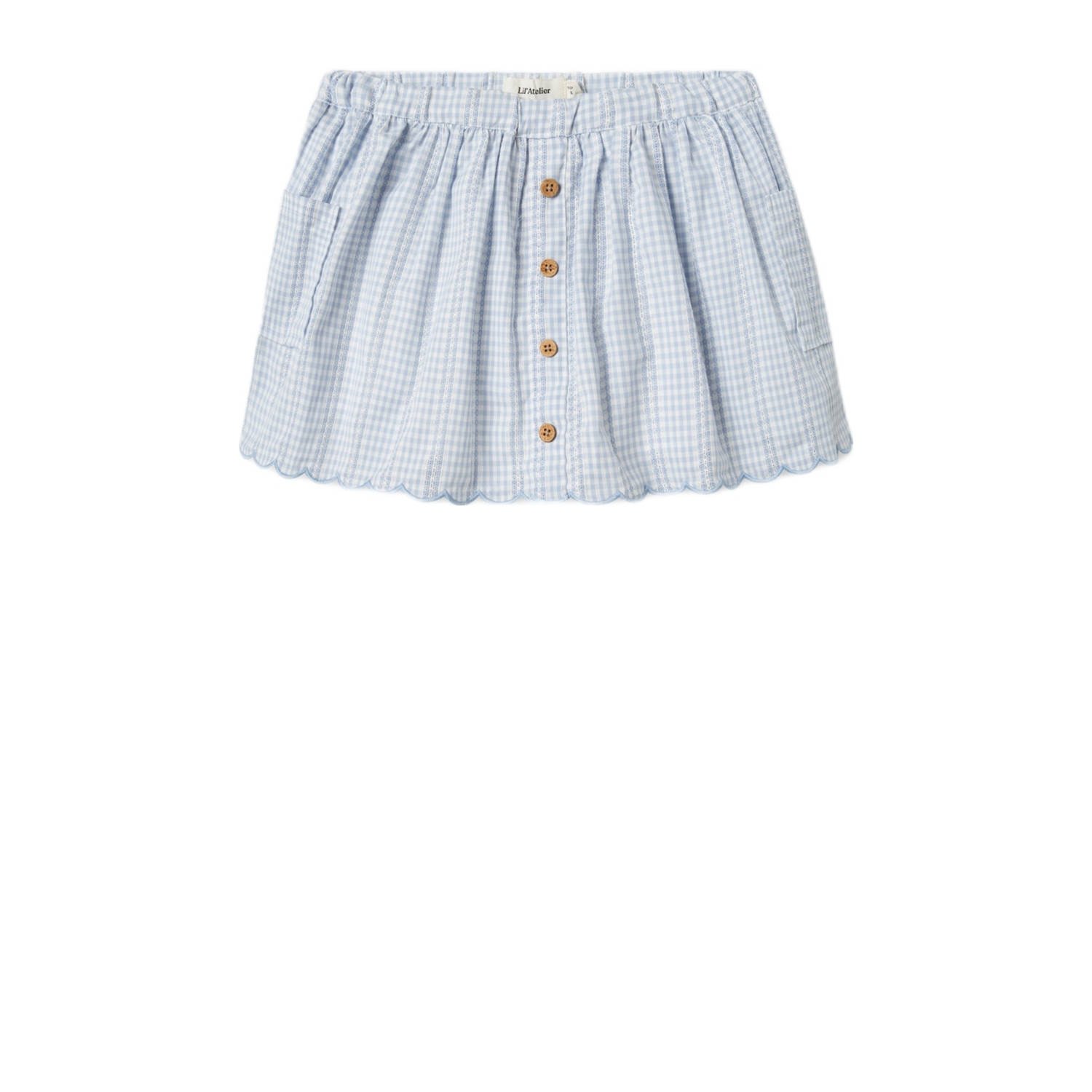 LIL' ATELIER MINI korte rok lichtblauw
