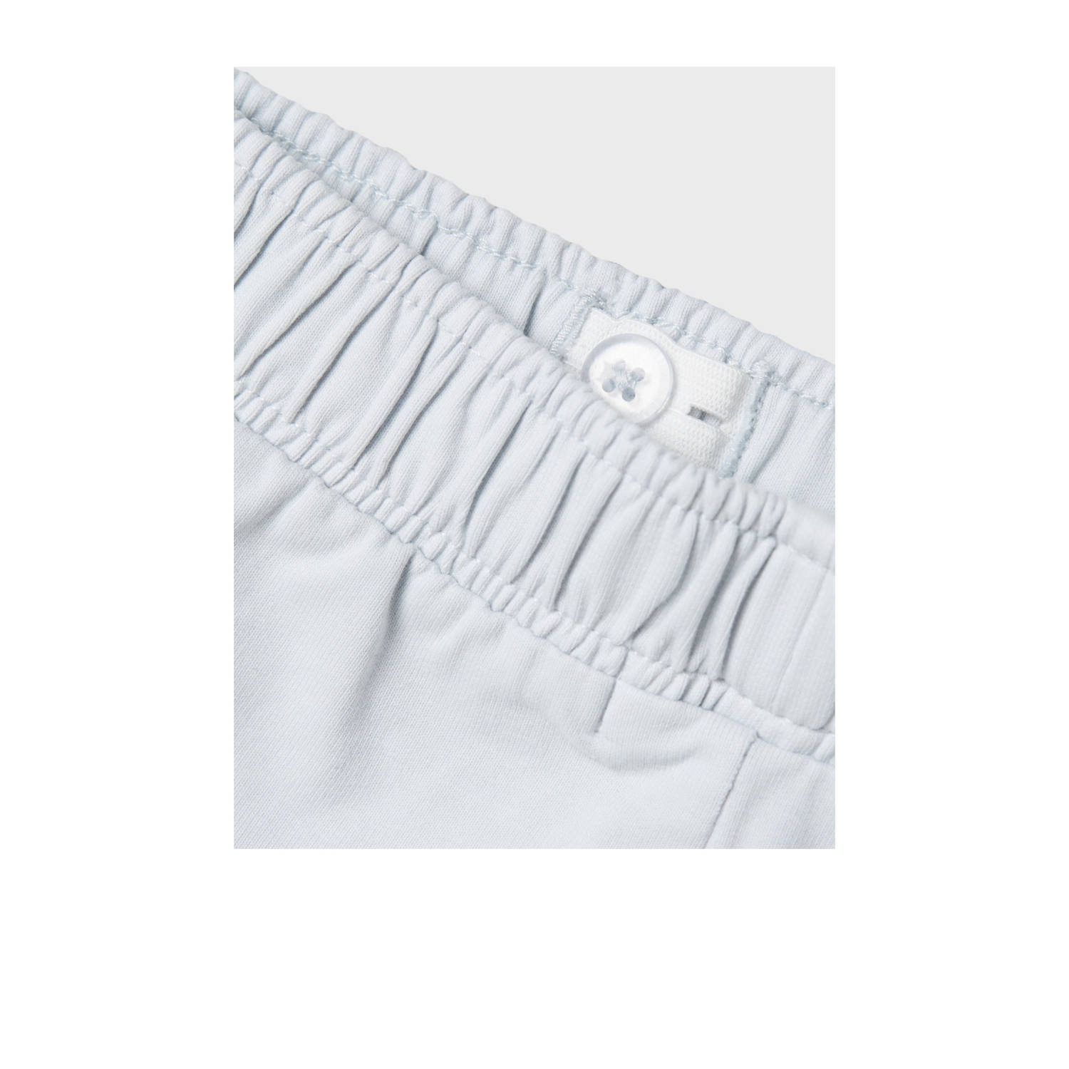 LIL' ATELIER MINI regular sweatshort lichtblauw