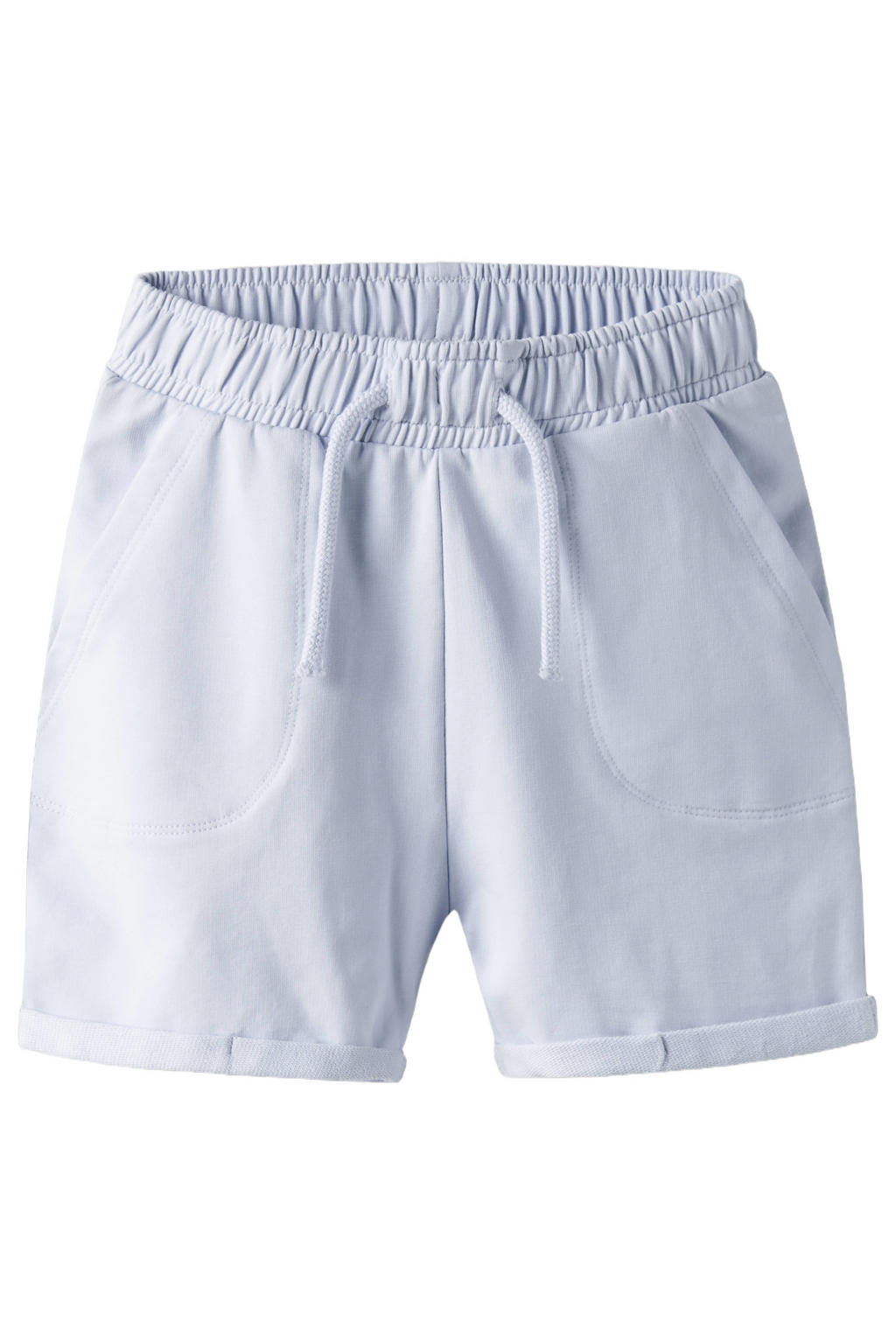 LIL' ATELIER MINI regular sweatshort lichtblauw