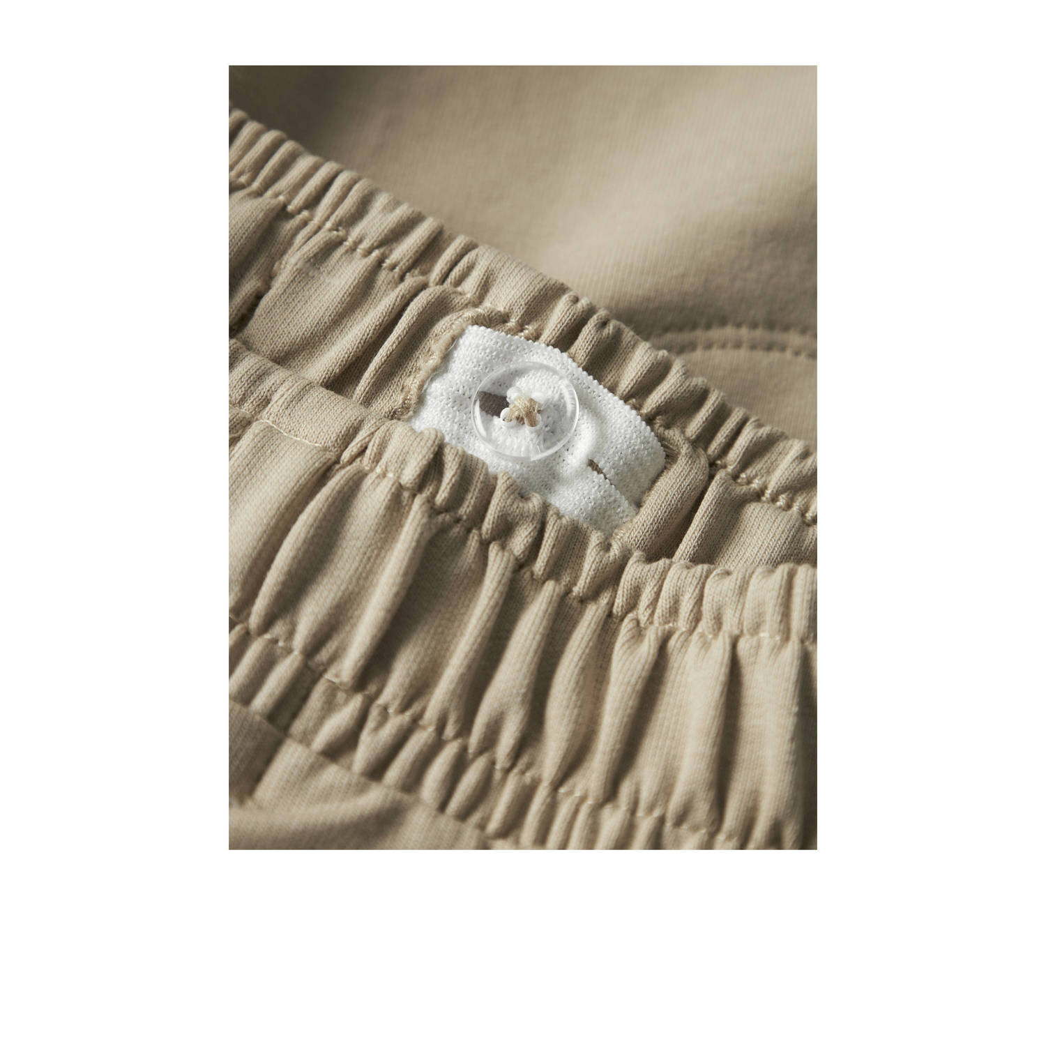 LIL' ATELIER MINI regular sweatshort taupe