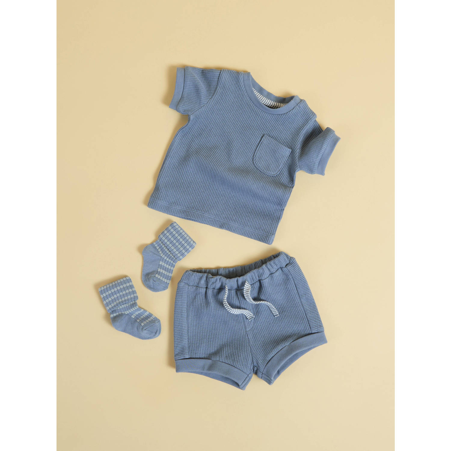 NAME IT BABY regular casual short grijs
