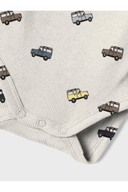 thumbnail: NAME IT BABY romper NBMHUKAB  met all over print beige