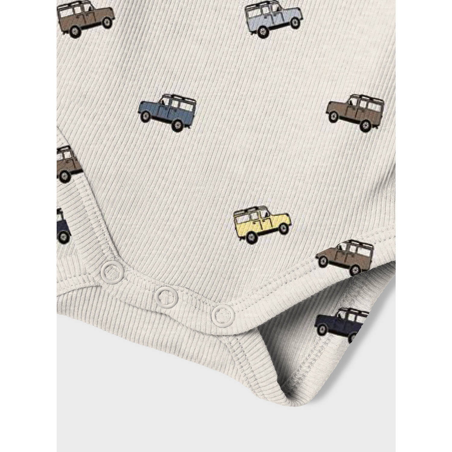 NAME IT BABY romper NBMHUKAB met all over print beige