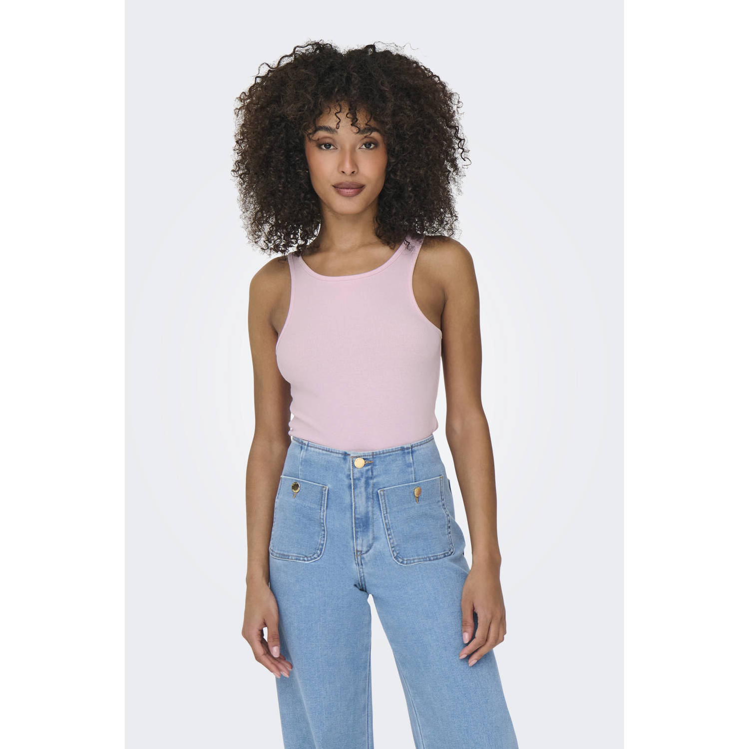 ONLY singlet rib gebreid