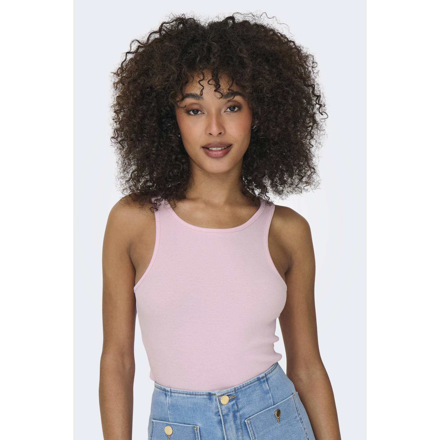 ONLY singlet rib gebreid