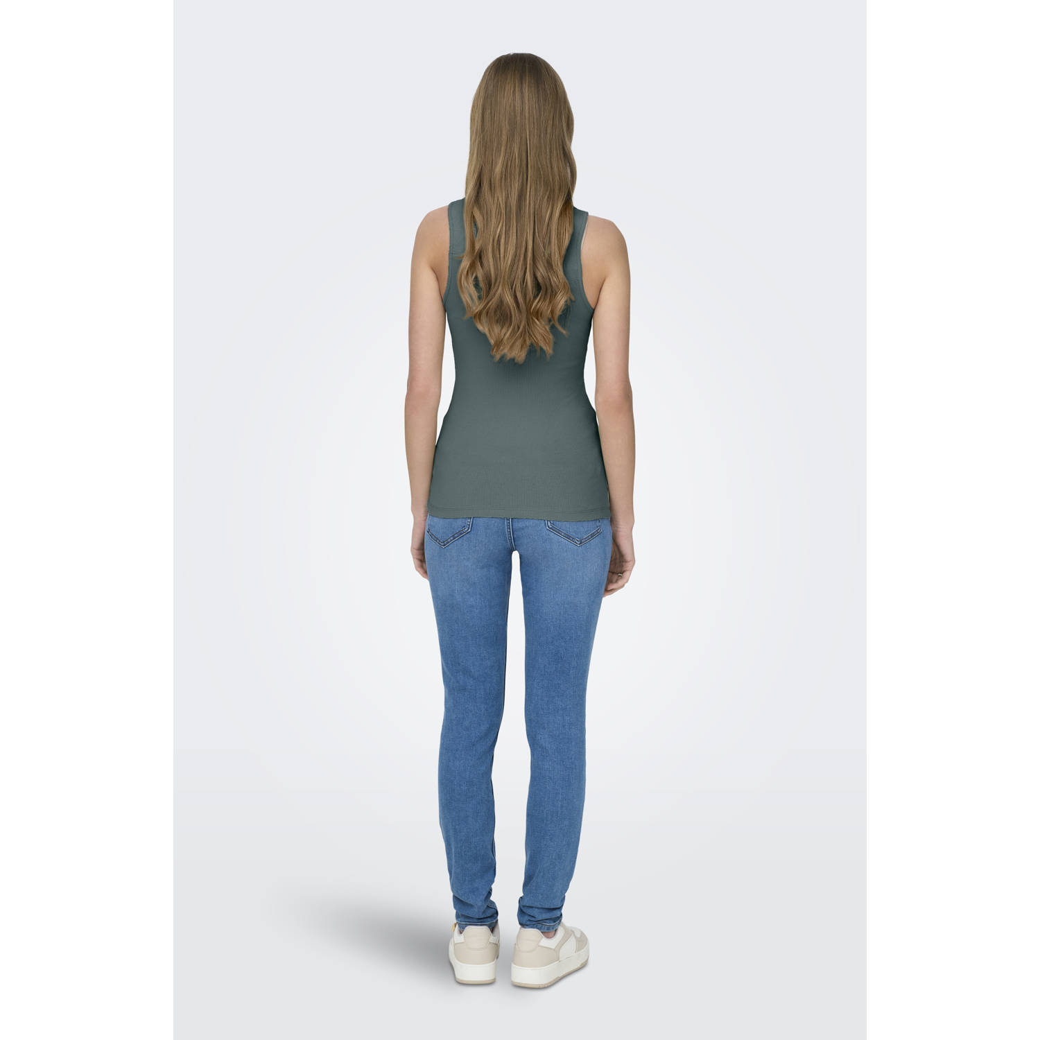 ONLY singlet rib gebreid