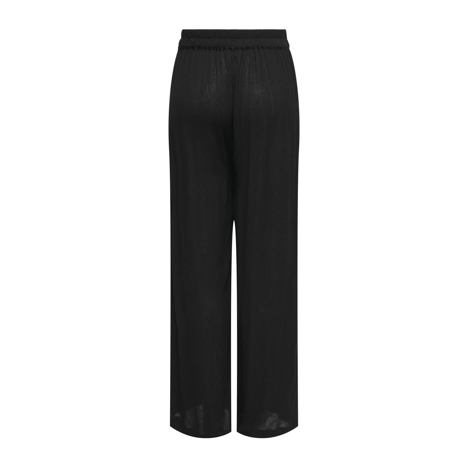 ONLY regular waist casual broek zwart