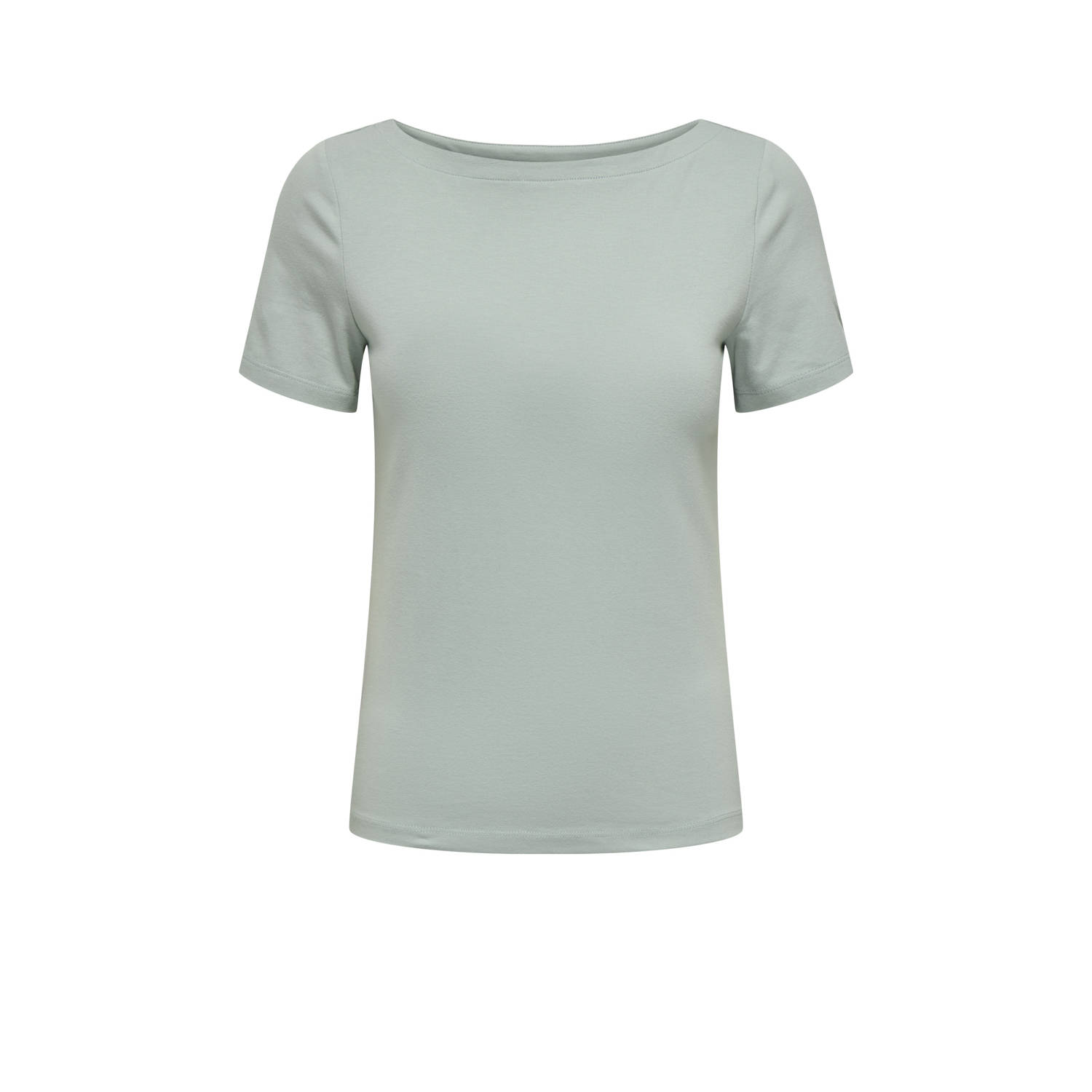 Only Shirt met korte mouwen ONLLIVE LOVE LIFE S S BOATNECK TOP JRS