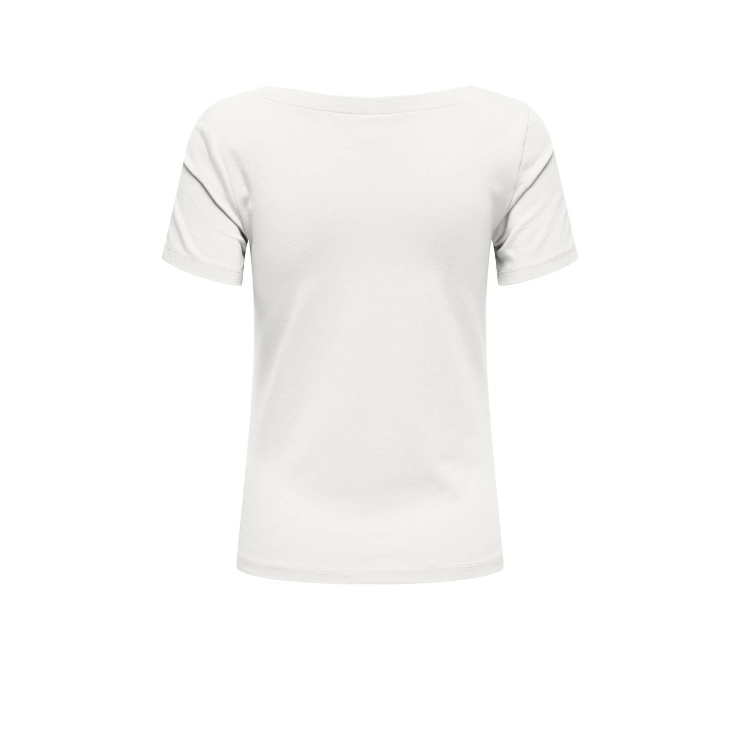ONLY T-shirt wit gebreid