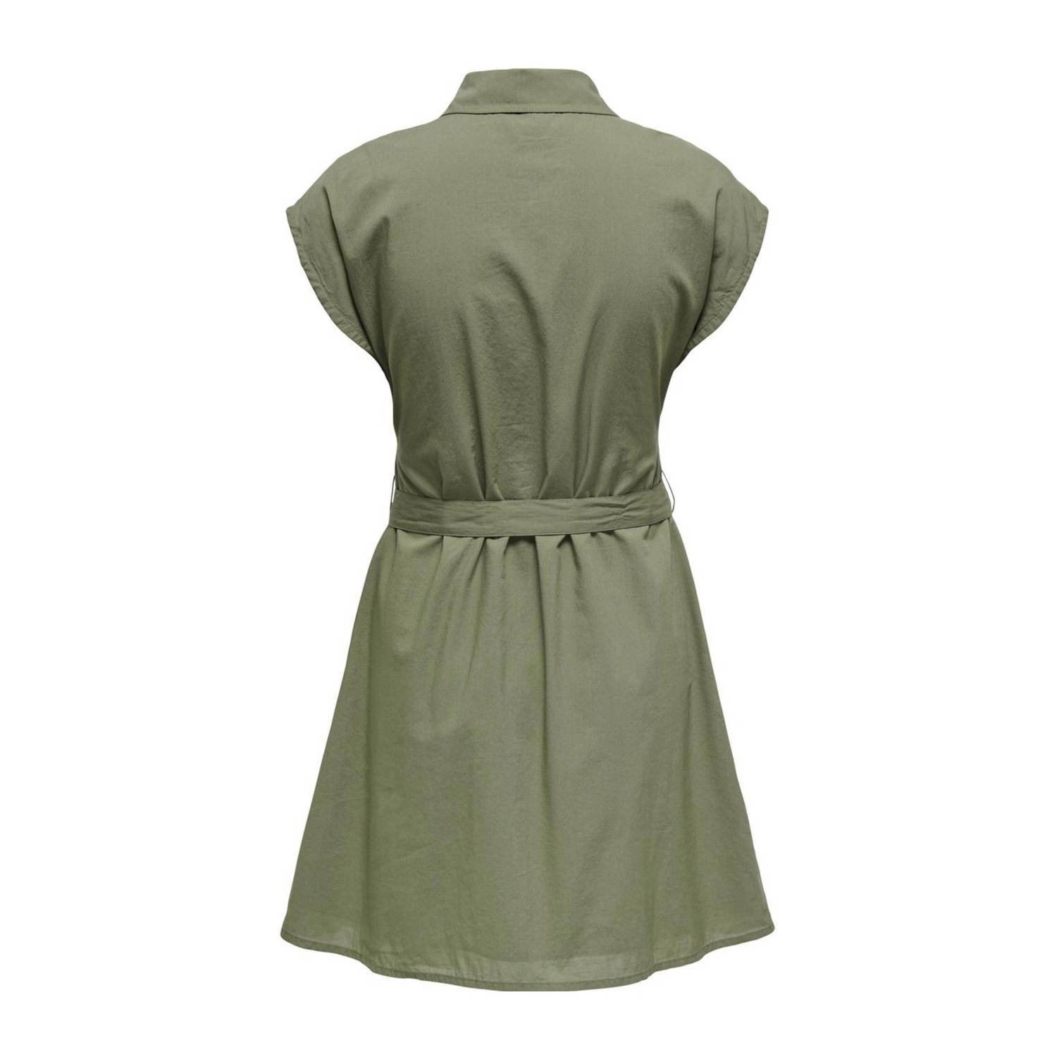 ONLY blousejurk donkergroen