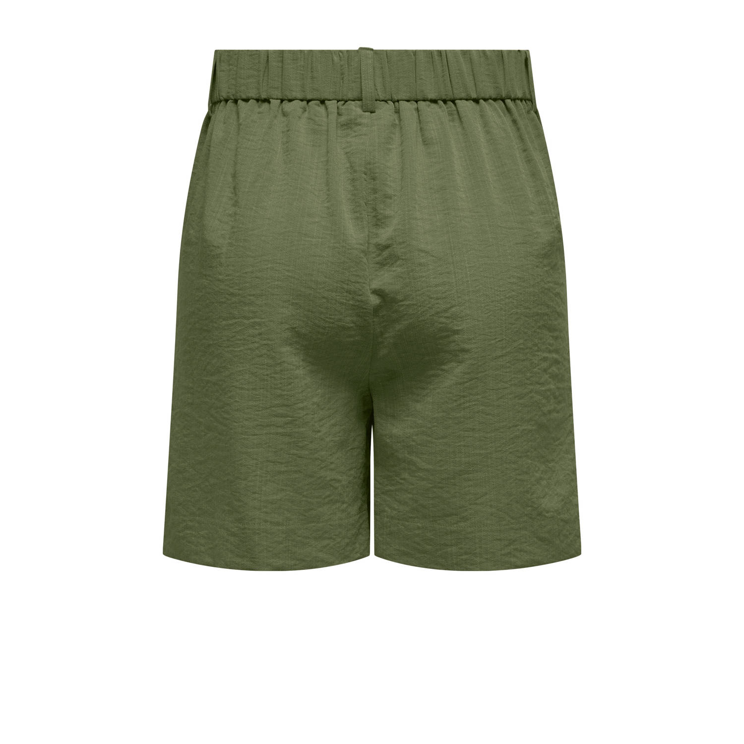 ONLY regular waist casual short donkergroen