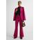 Ruby getailleerde blazer wijnrood