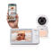 Alecto DVM2060 Babyfoon met HD-camera, groot 5 inch kleurenscherm, nachtlampje en app - Op afstand bestuurbaar - Wit