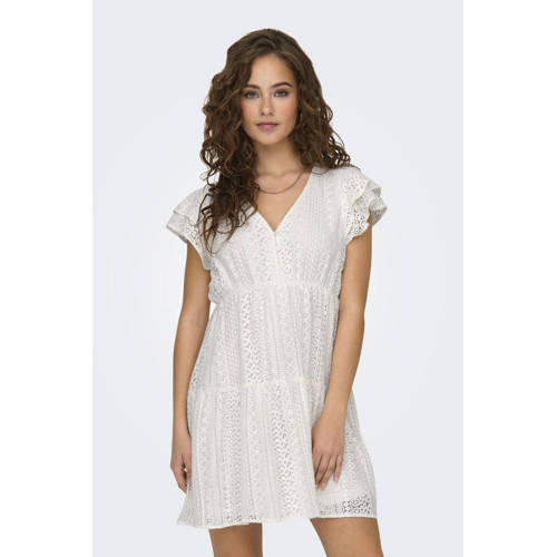 ONLY zomerjurk broderie wit afbeelding