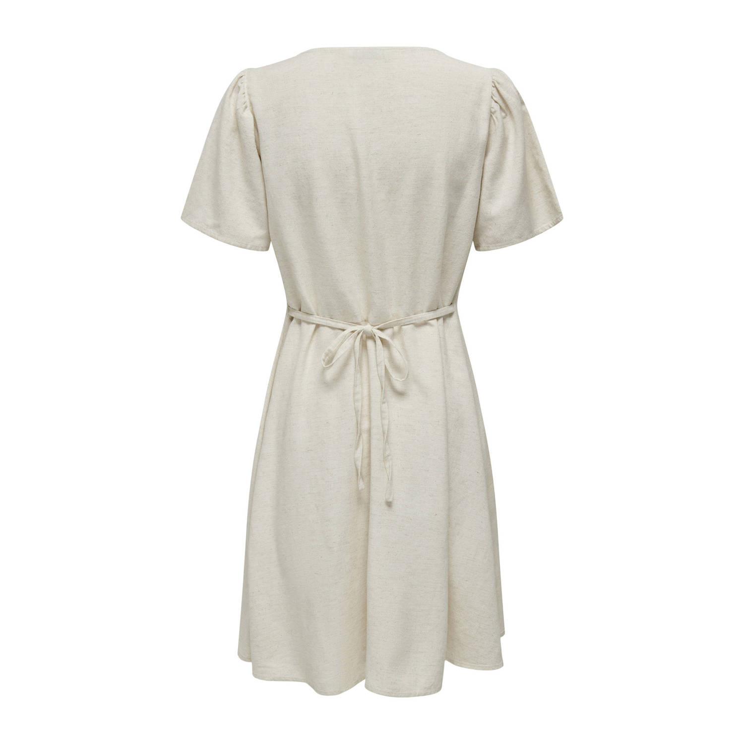 ONLY linnen zomerjurk beige