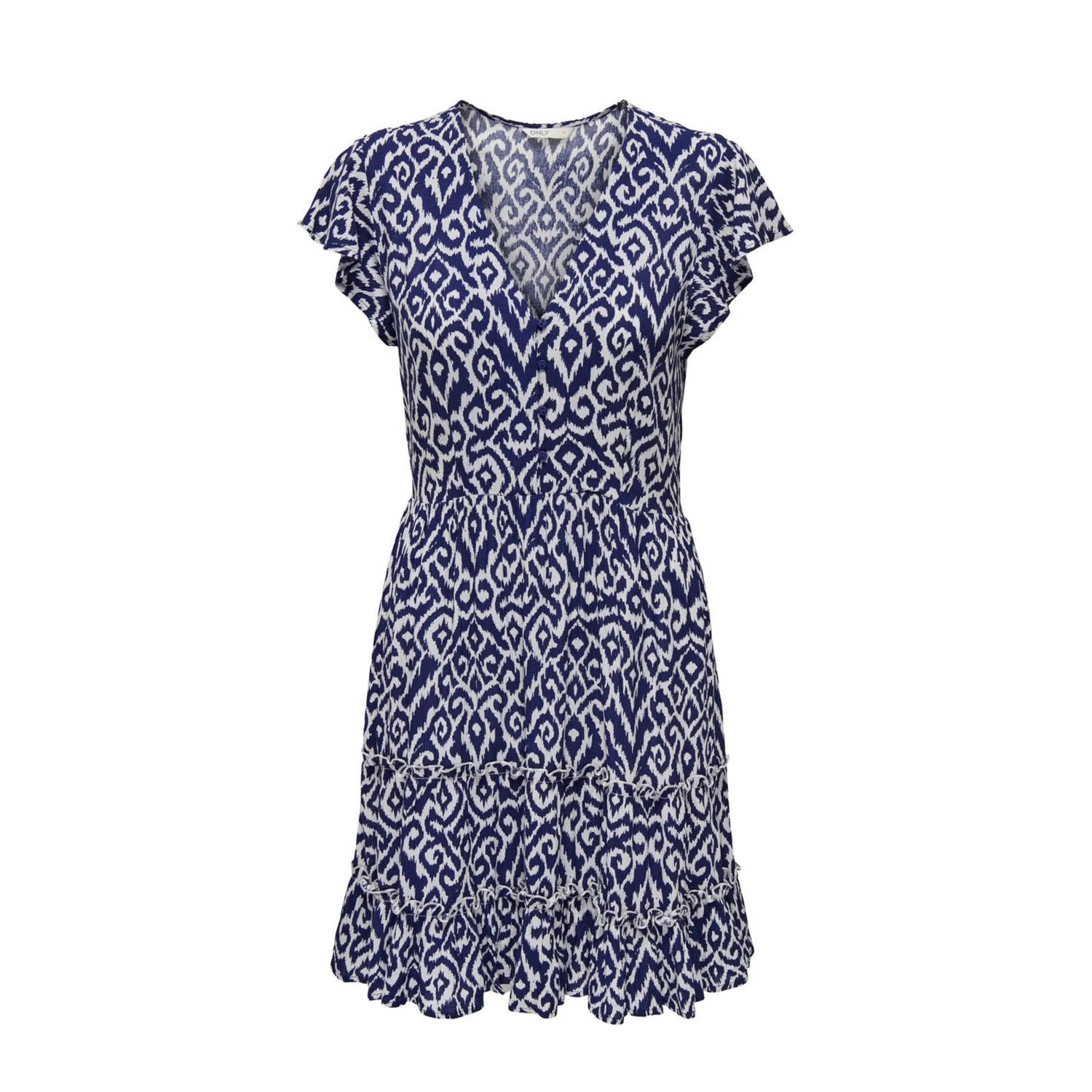 Only Mini-jurk ONLCLAUDETTE LIFE SS MINI DRESS WVN NOOS