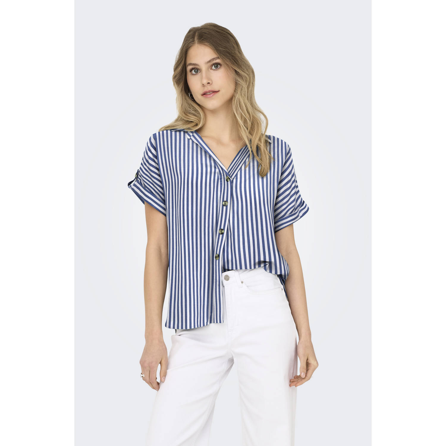 ONLY blouse blauw