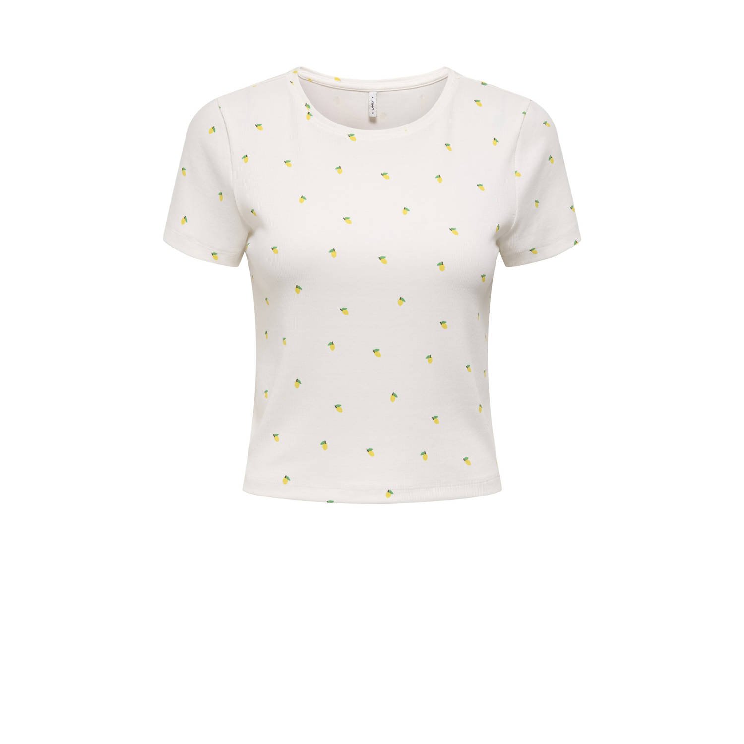 Only Shirt met korte mouwen ONLFENJA LIFE SS AOP TOP JRS NOOS