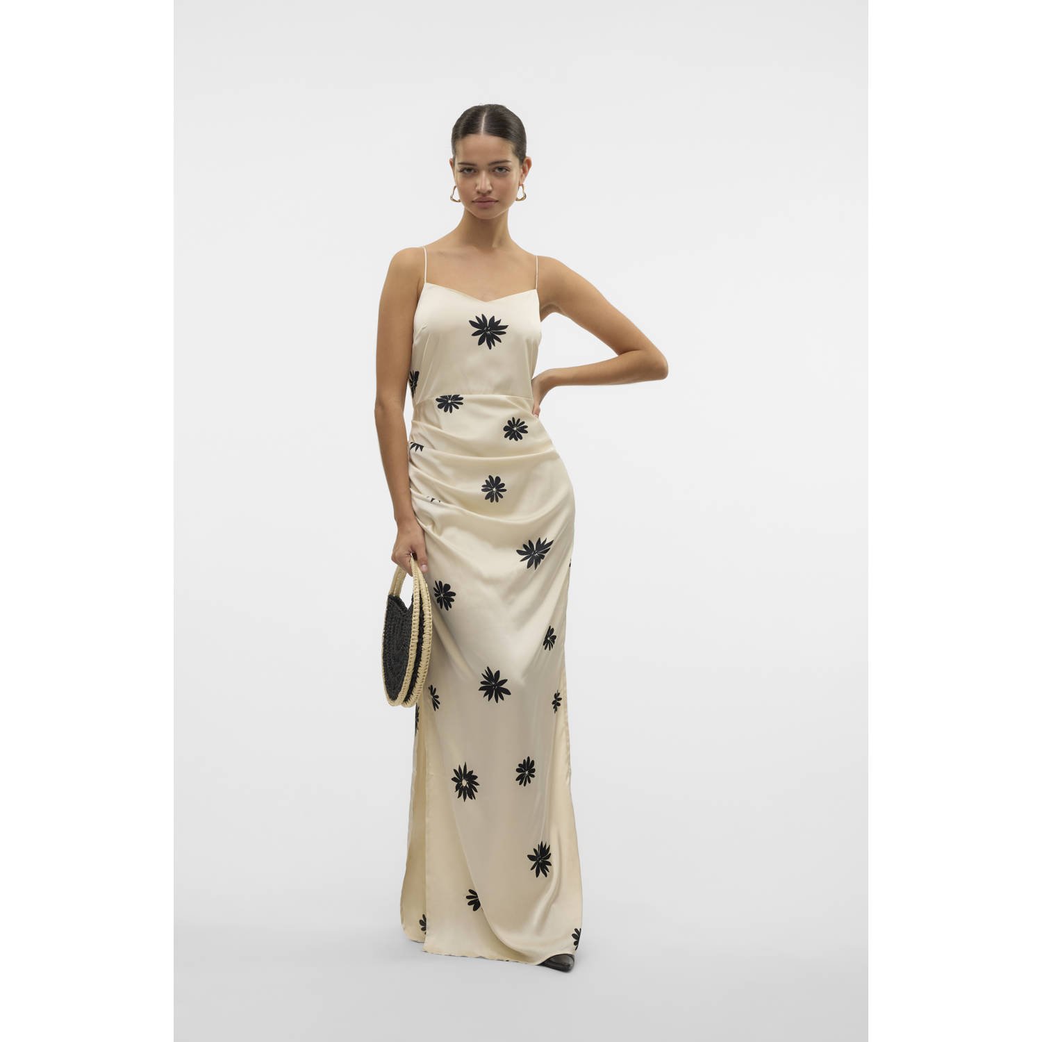VERO MODA maxi jurk ecru