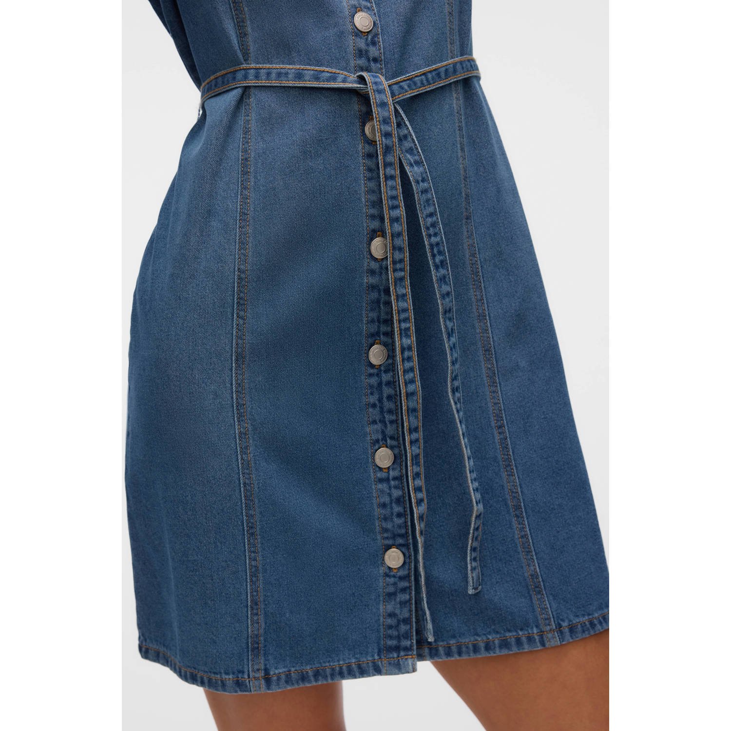VERO MODA blousejurk medium blue denim