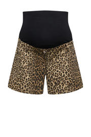 thumbnail: ONLY MATERNITY regular high waist zwangerschaps casual short bruin