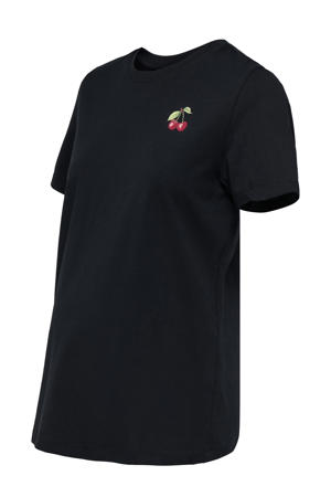 zwangerschaps T-shirt zwart