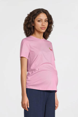 zwangerschaps T-shirt paars