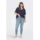 ONLY CARMAKOMA high waist skinny jeans light blue denim