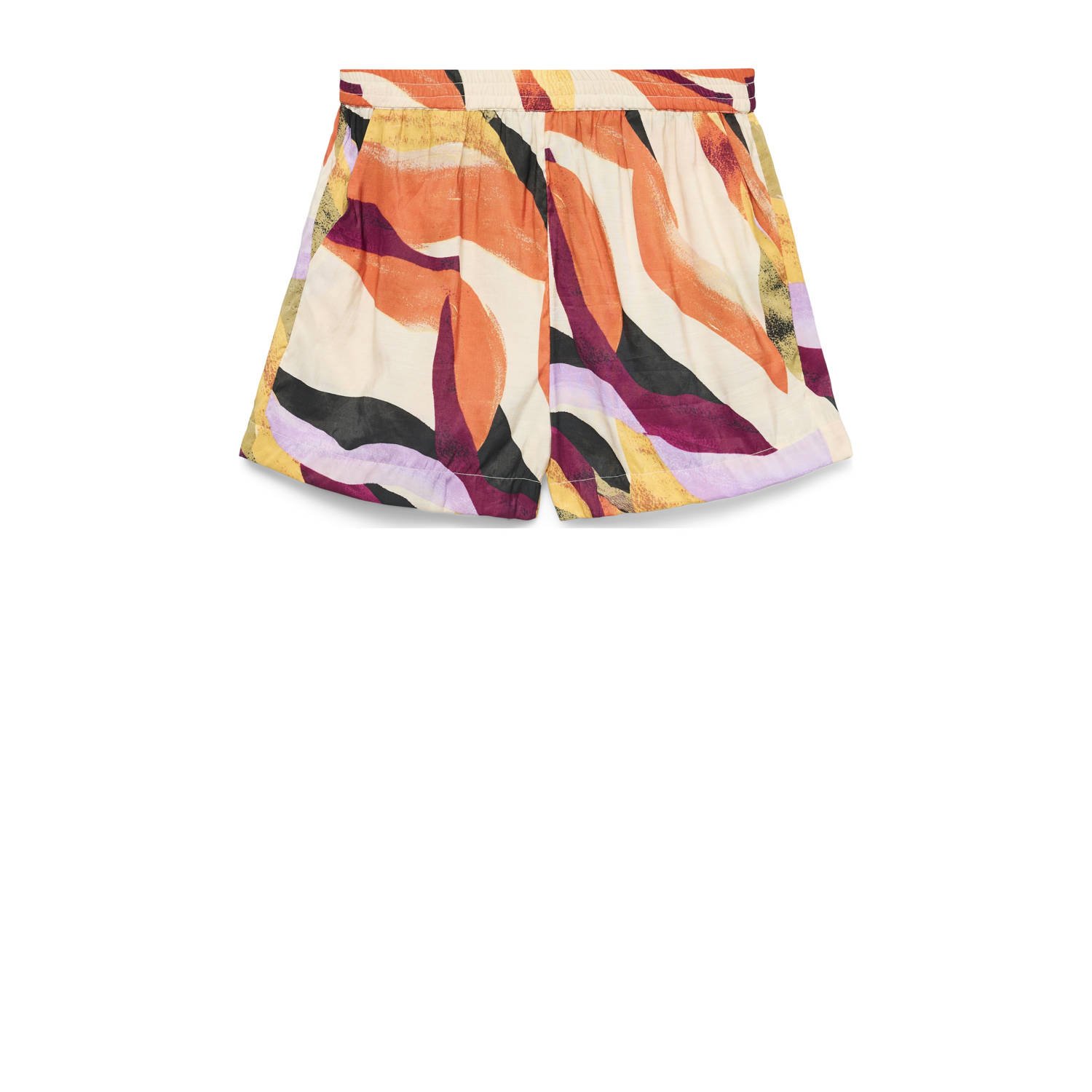 VERO MODA regular waist casual short oranje