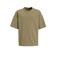 Coolcat oversized T-shirt met printopdruk Brad donkerzand