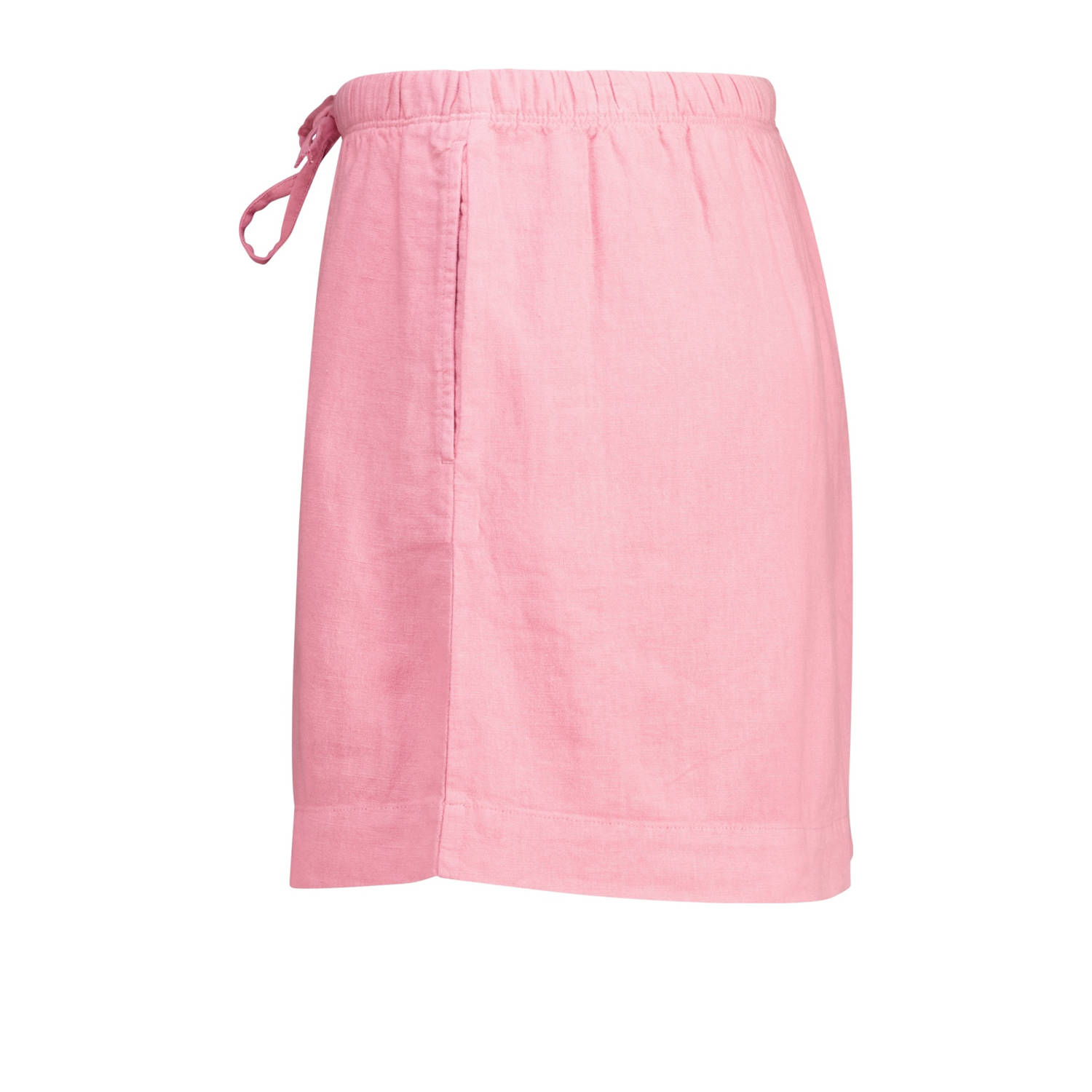 America Today linnen skort roze