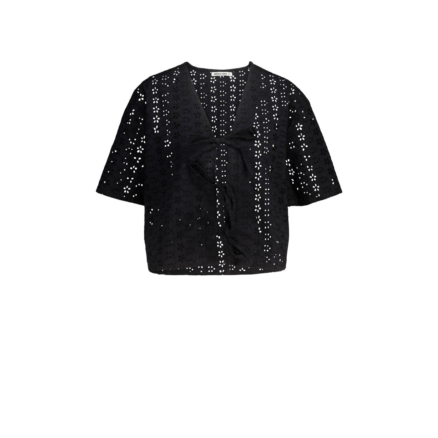 America Today blousetop zwart