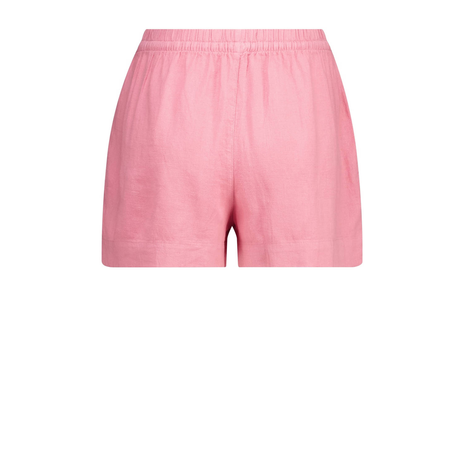 America Today linnen regular waist casual short roze