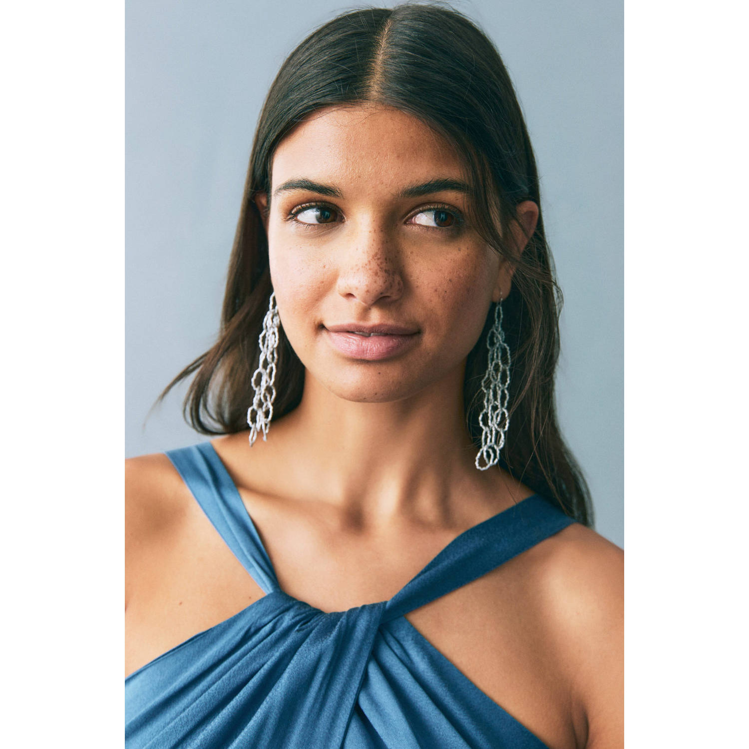 MANGO TEEN jumpsuit blauw
