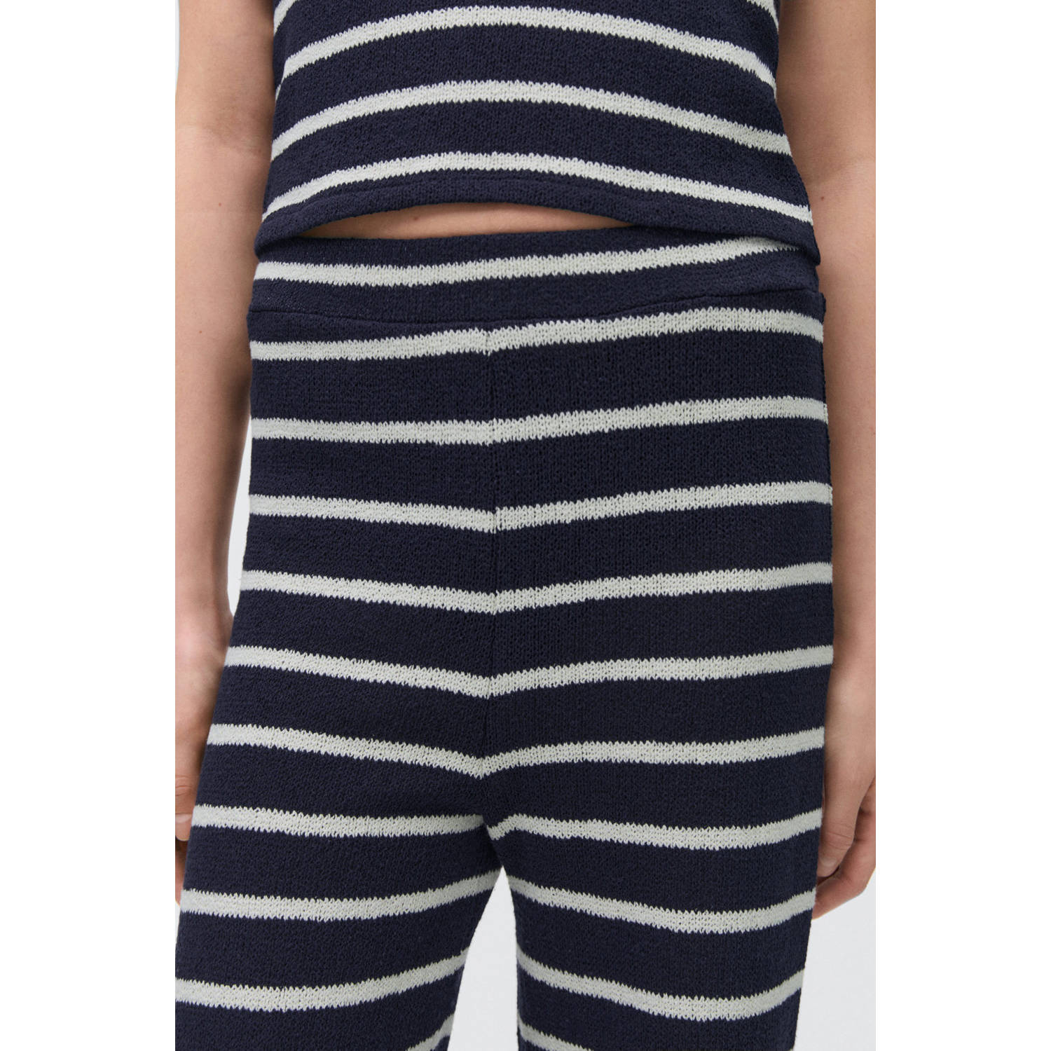 MANGO TEEN casual broek donkerblauw