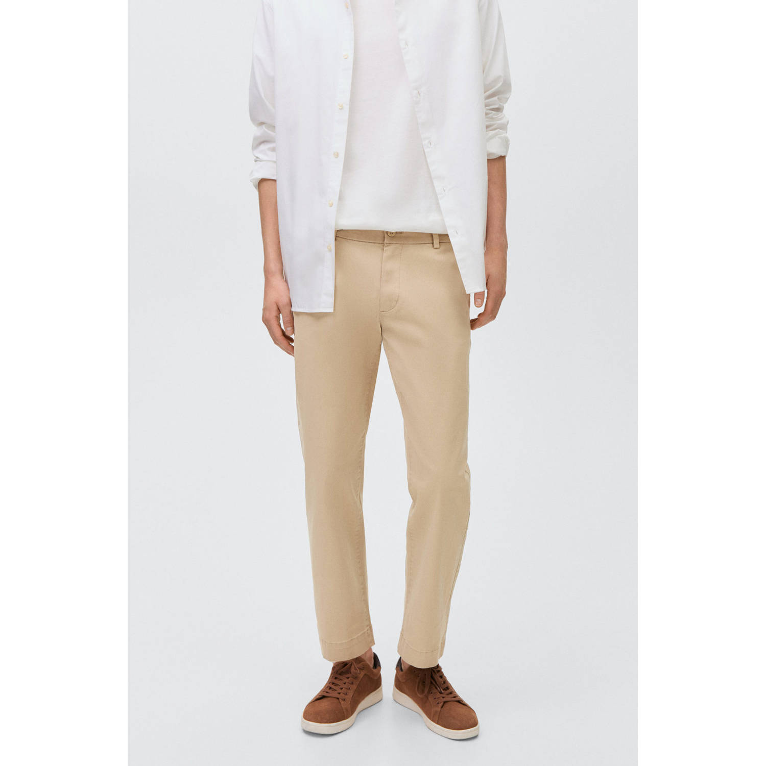 MANGO TEEN pantalon beige