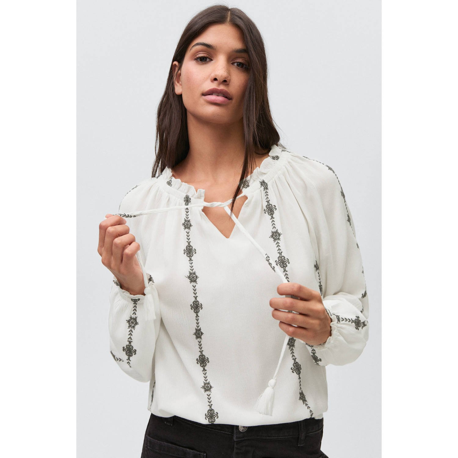 MANGO TEEN blousetop ecru