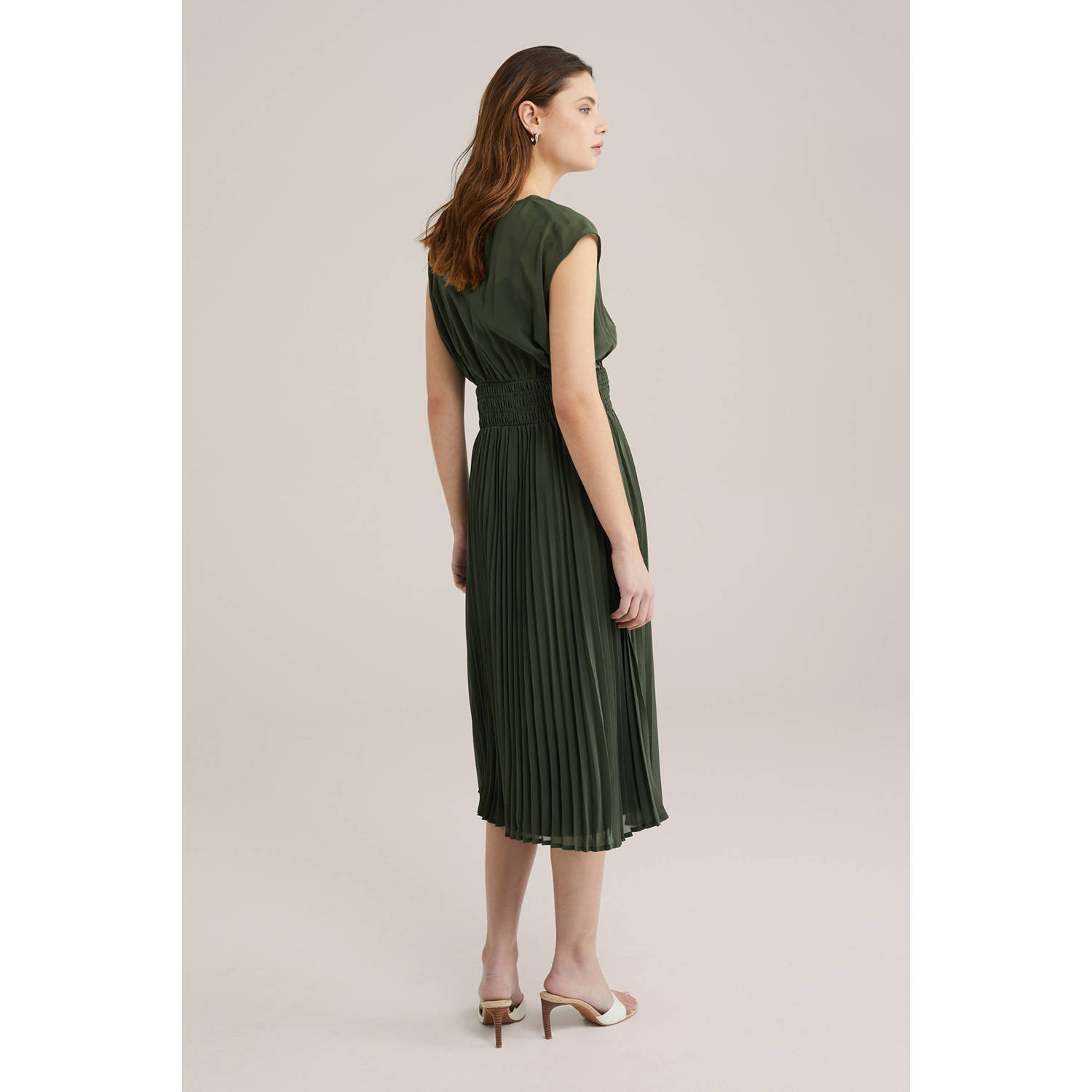 WE Fashion avondjurk groen