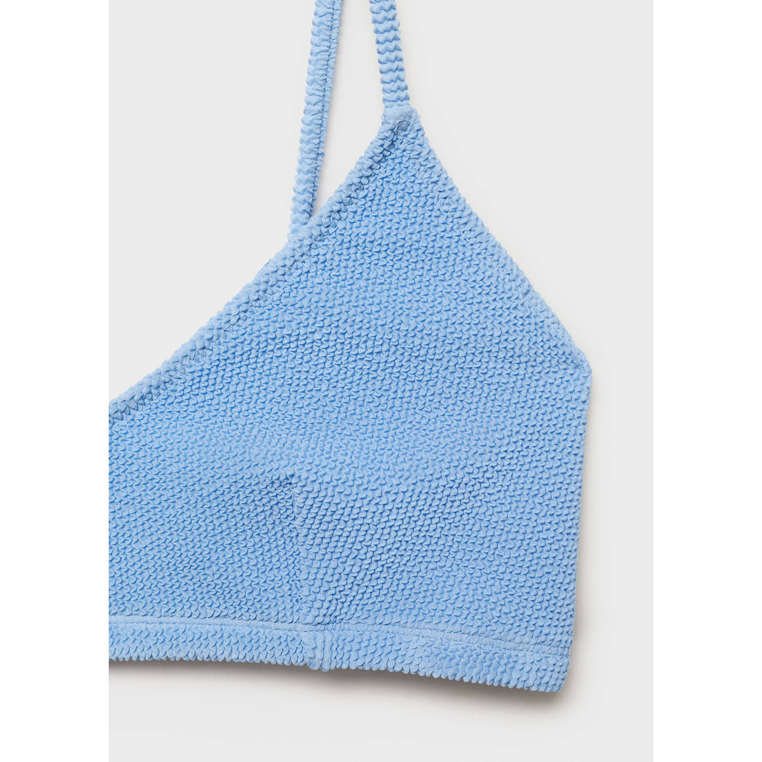 MANGO TEEN crop bikini lichtblauw