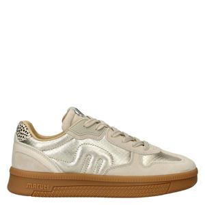 Yale suède sneakers goud/beige