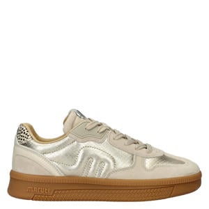 Yale suède sneakers goud/beige