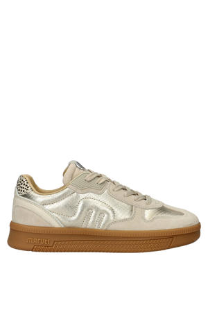 Yale suède sneakers goud/beige