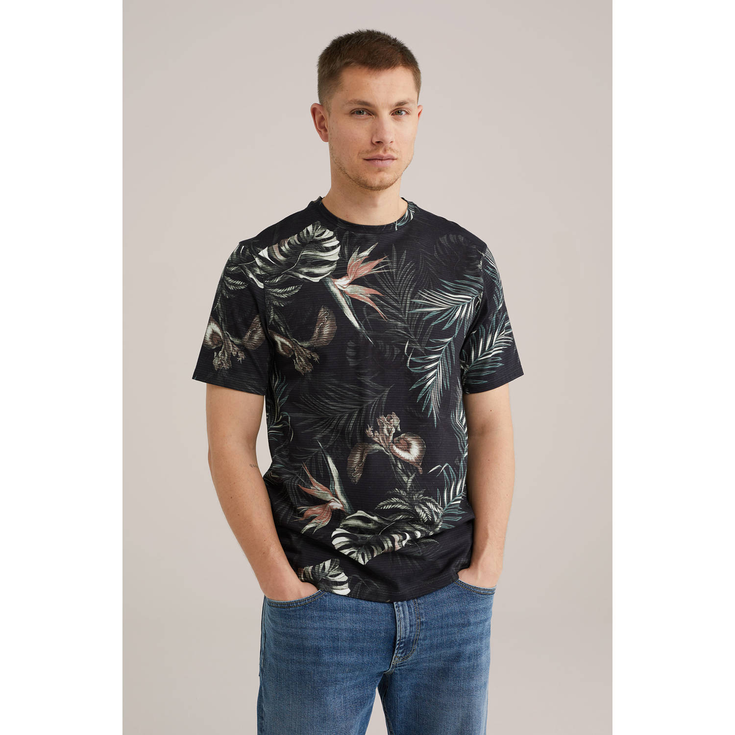 WE Fashion T-shirt zwart
