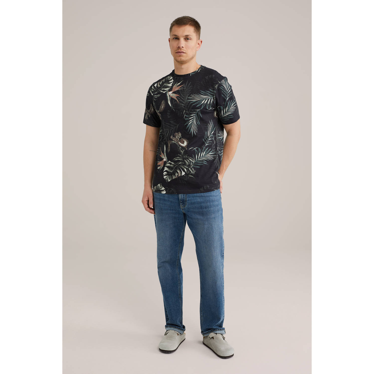 WE Fashion T-shirt zwart