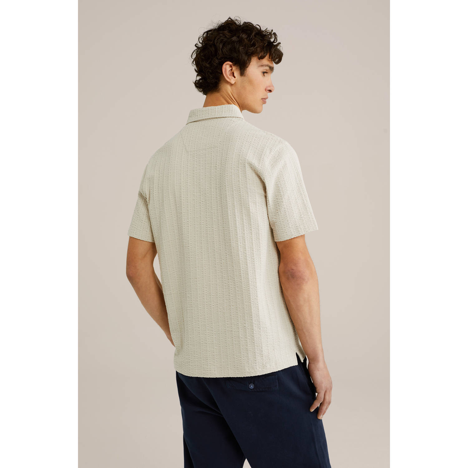 WE Fashion regular polo beige